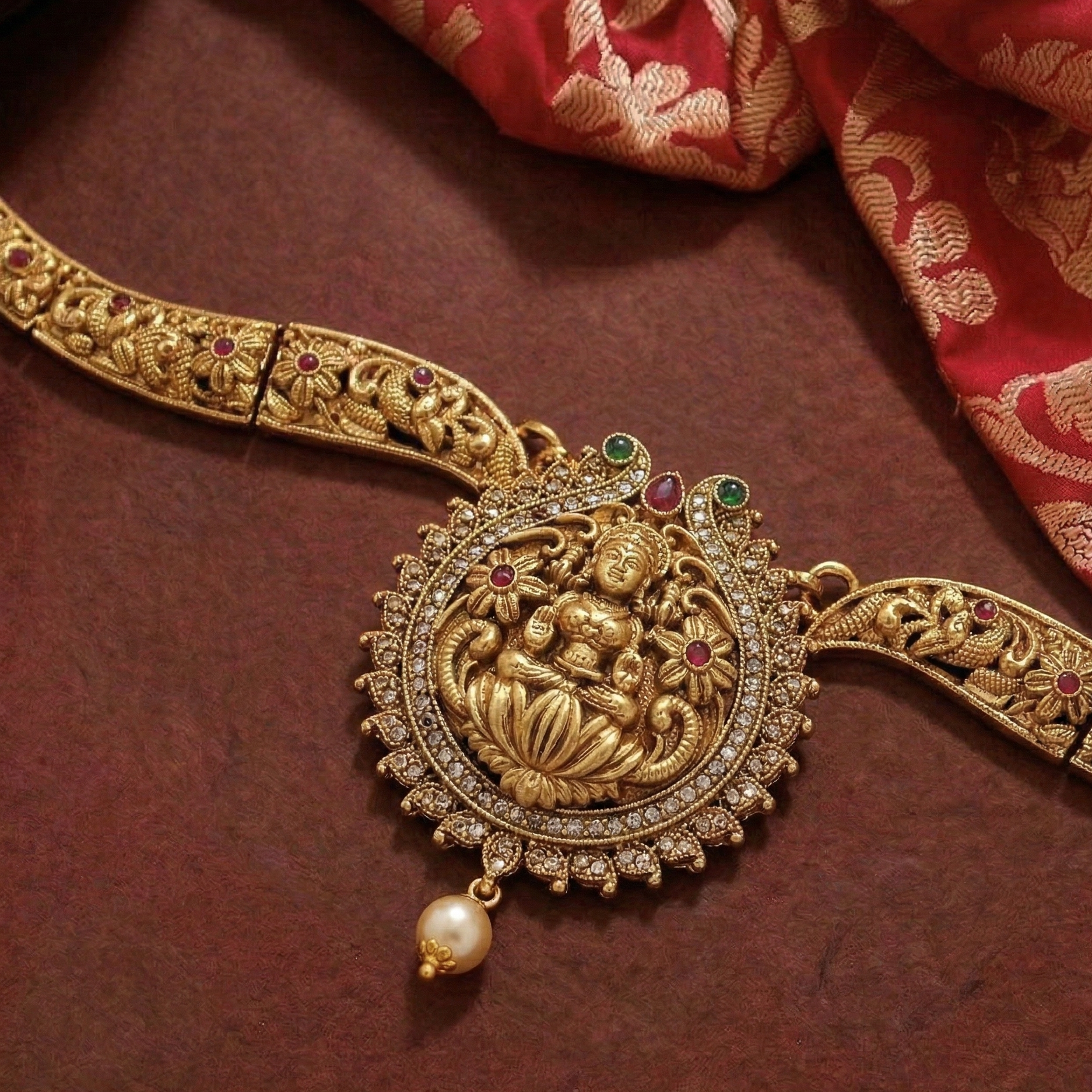 Lakshmi Vardhini Temple Choker Set