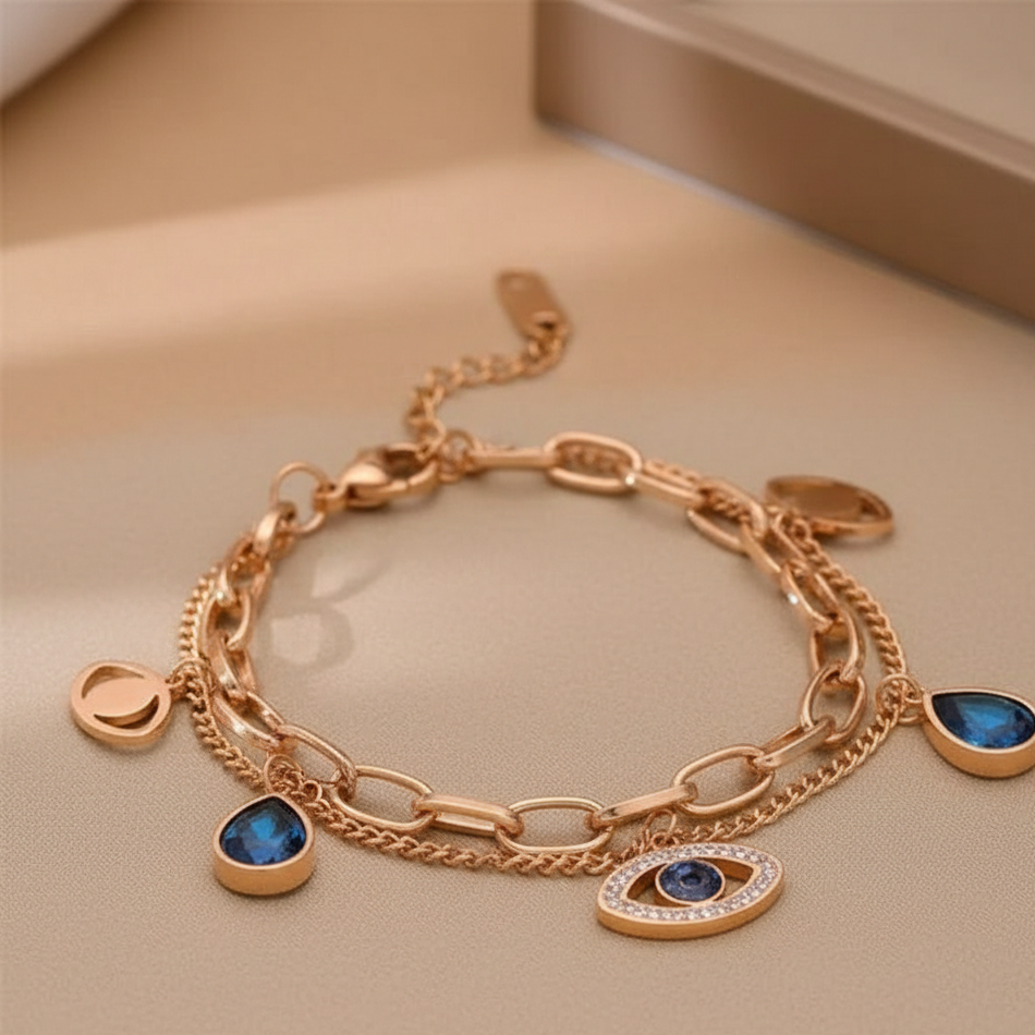 Evil Eye Link Bracelet