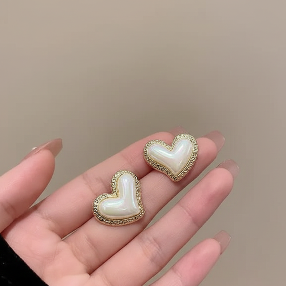 Bluestone Heart Earrings