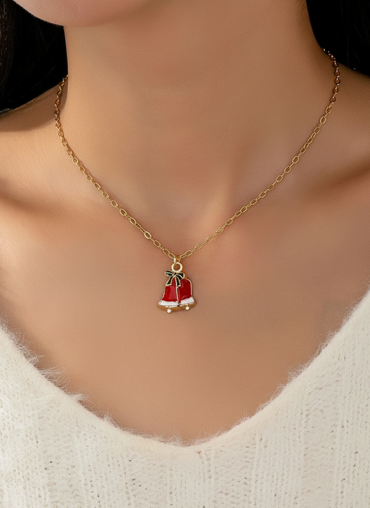 Holly Chime Christmas Jewelry Set