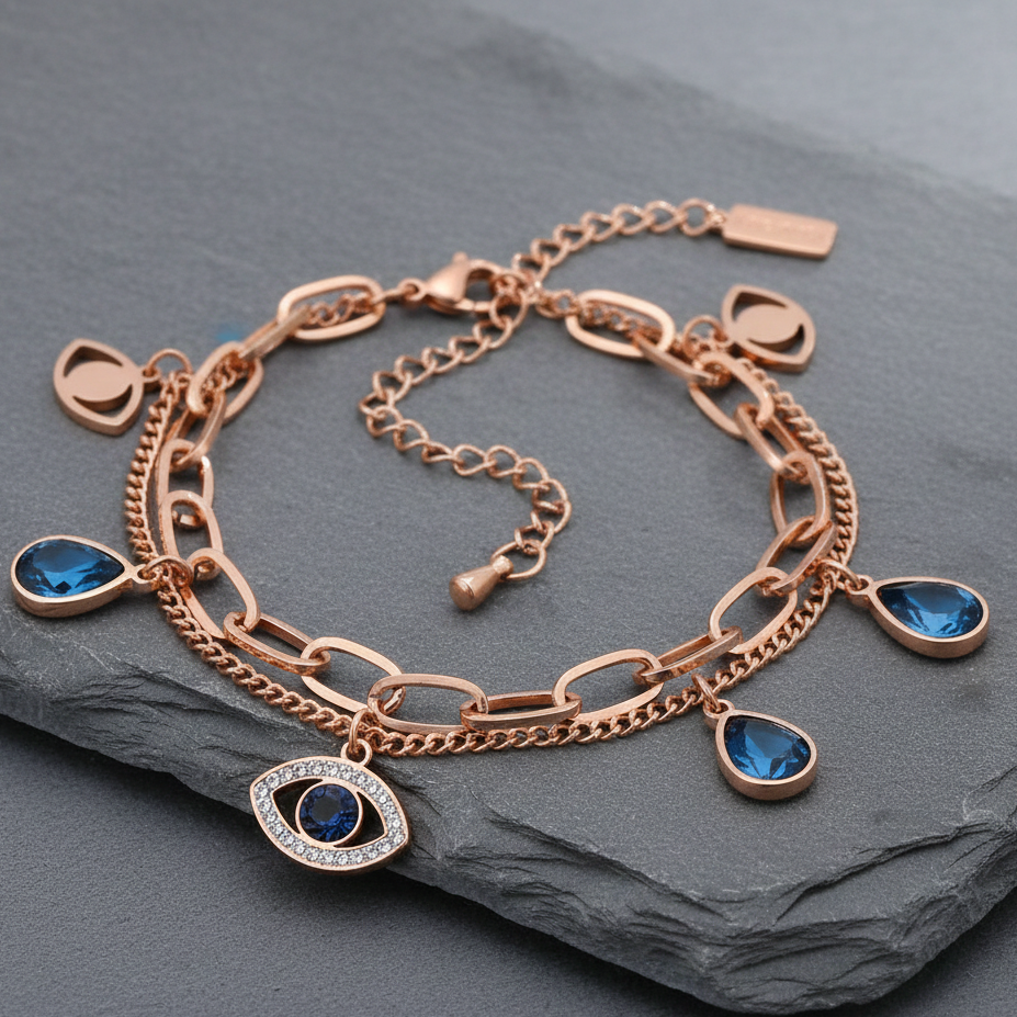 Evil Eye Link Bracelet
