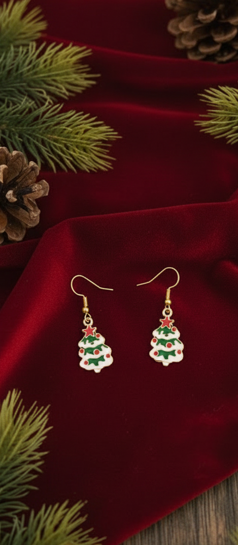 Festive Fir Charm Jewelry Set