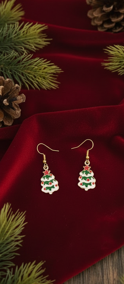 Festive Fir Charm Jewelry Set