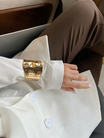 Liquid Gold Statement Cuff (SET OF 2)