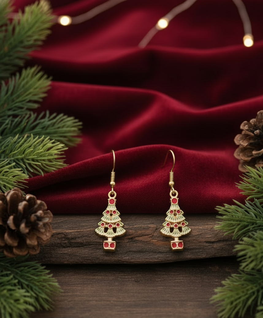 Twinkling Tree Christmas Jewelry Set