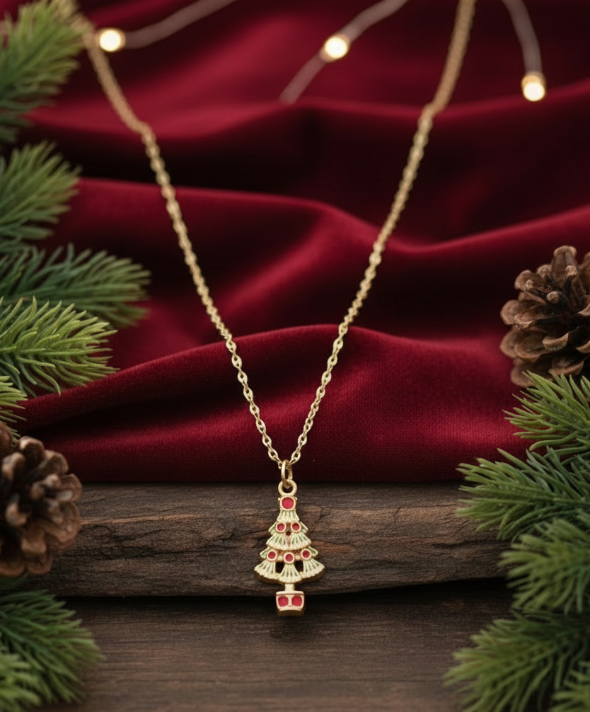 Twinkling Tree Christmas Jewelry Set