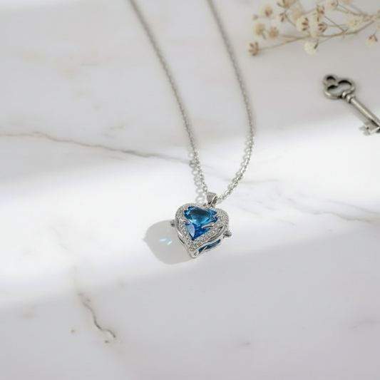 Blue Heart Legacy Necklace
