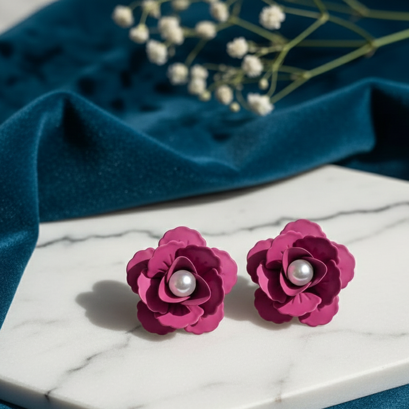 Petal Pearl Radiance Earrings