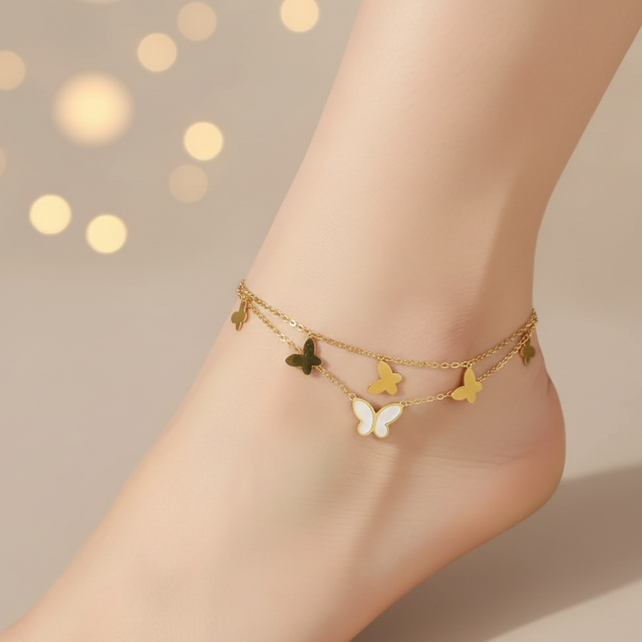 Luminous Wings Double-Layer Bracelet