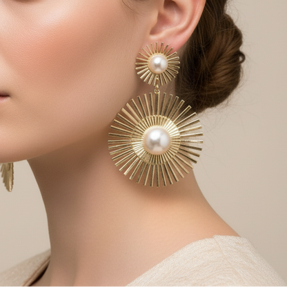 The Celestial Pearl Sunburst Drops