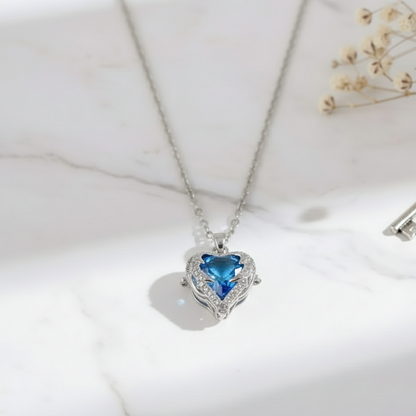 Blue Heart Legacy Necklace