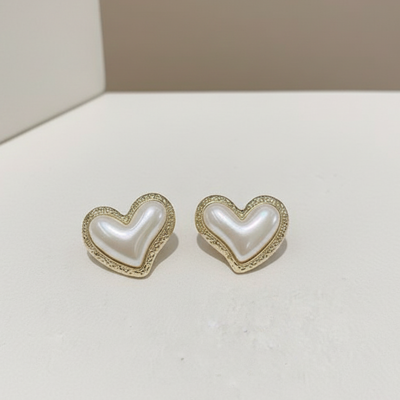 Bluestone Heart Earrings