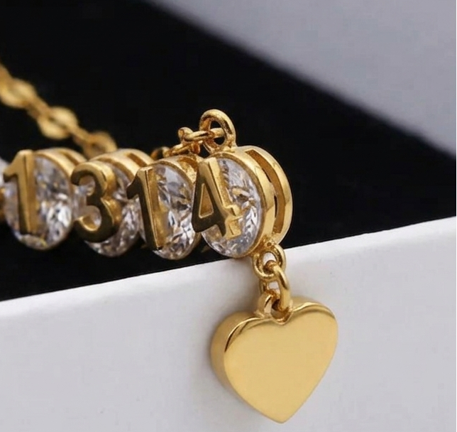 Forever Code Charm Necklace