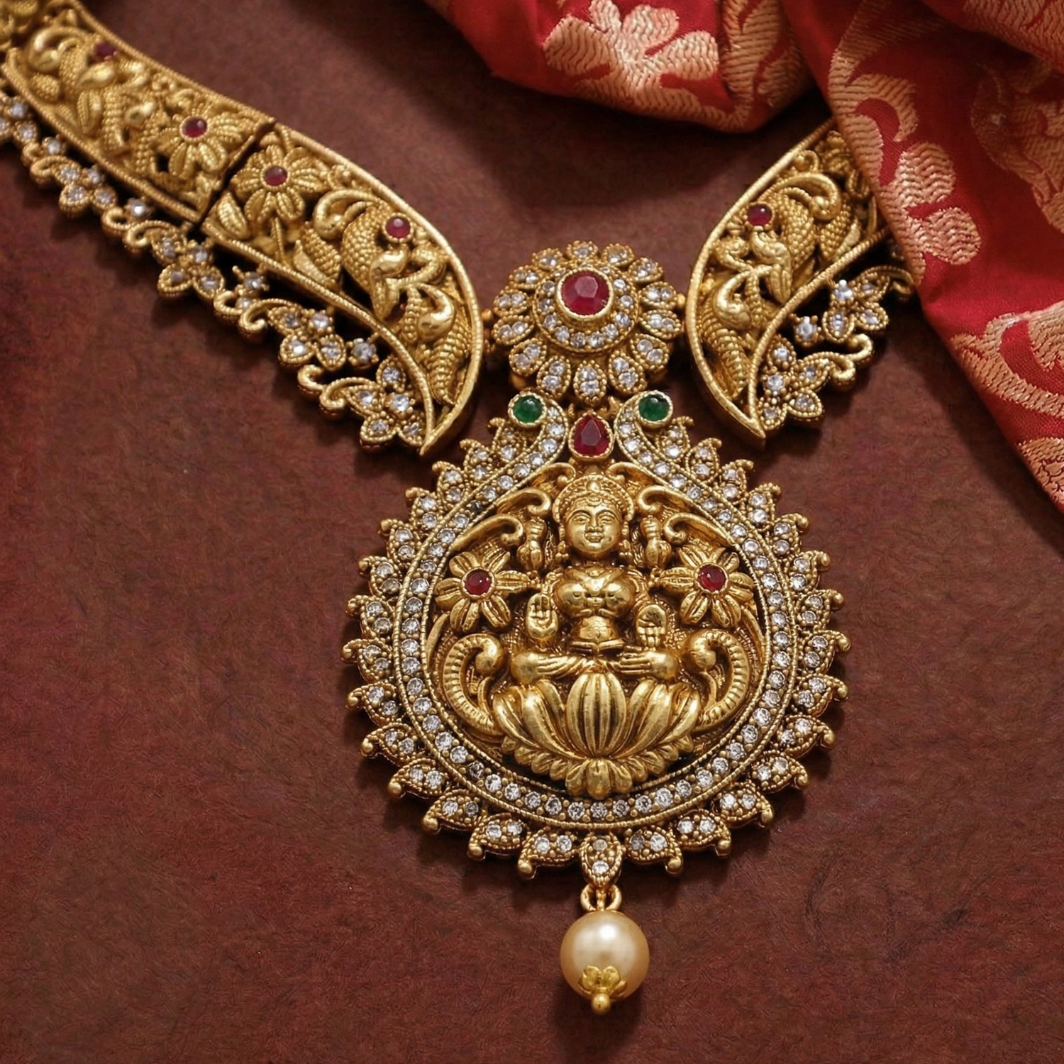 Lakshmi Vardhini Temple Choker Set