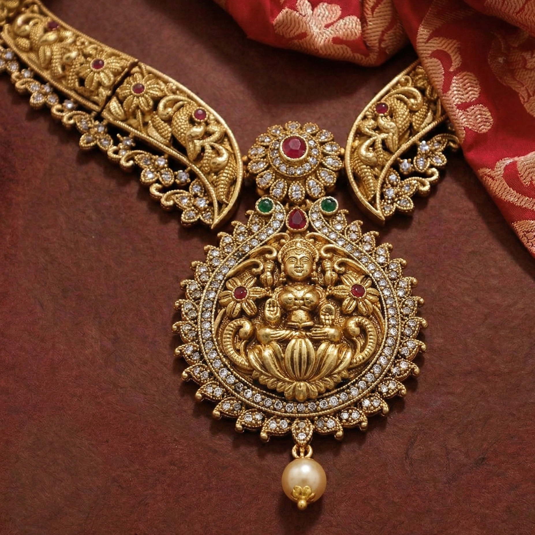 Lakshmi Vardhini Temple Choker Set
