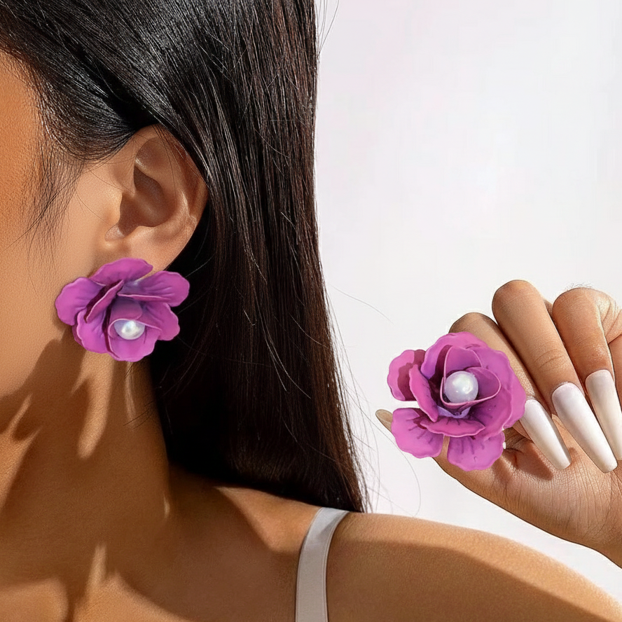 Petal Pearl Radiance Earrings