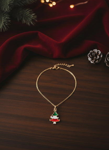 Frosted Belle Christmas Jewelry Set