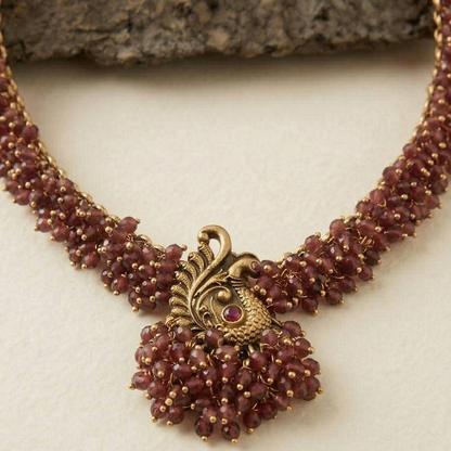Rosewood Heirloom Kundan Beaded Set