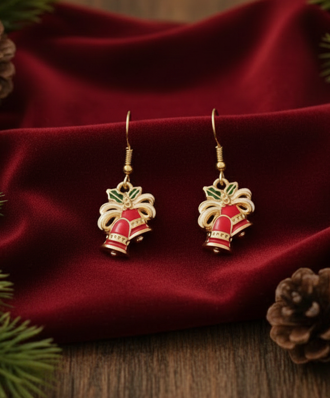 Jolly Ribbon Bells Jewelry Set