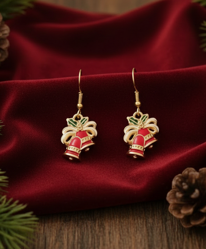 Jolly Ribbon Bells Jewelry Set