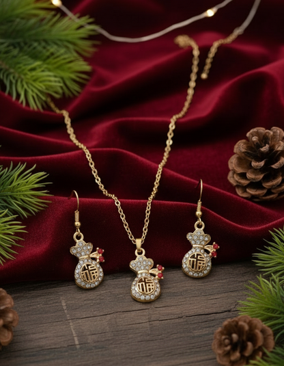 Golden Fortune Holiday Jewelry Set