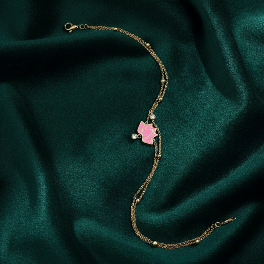 The Lotus Anklet
