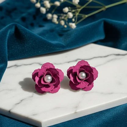 Petal Pearl Radiance Earrings