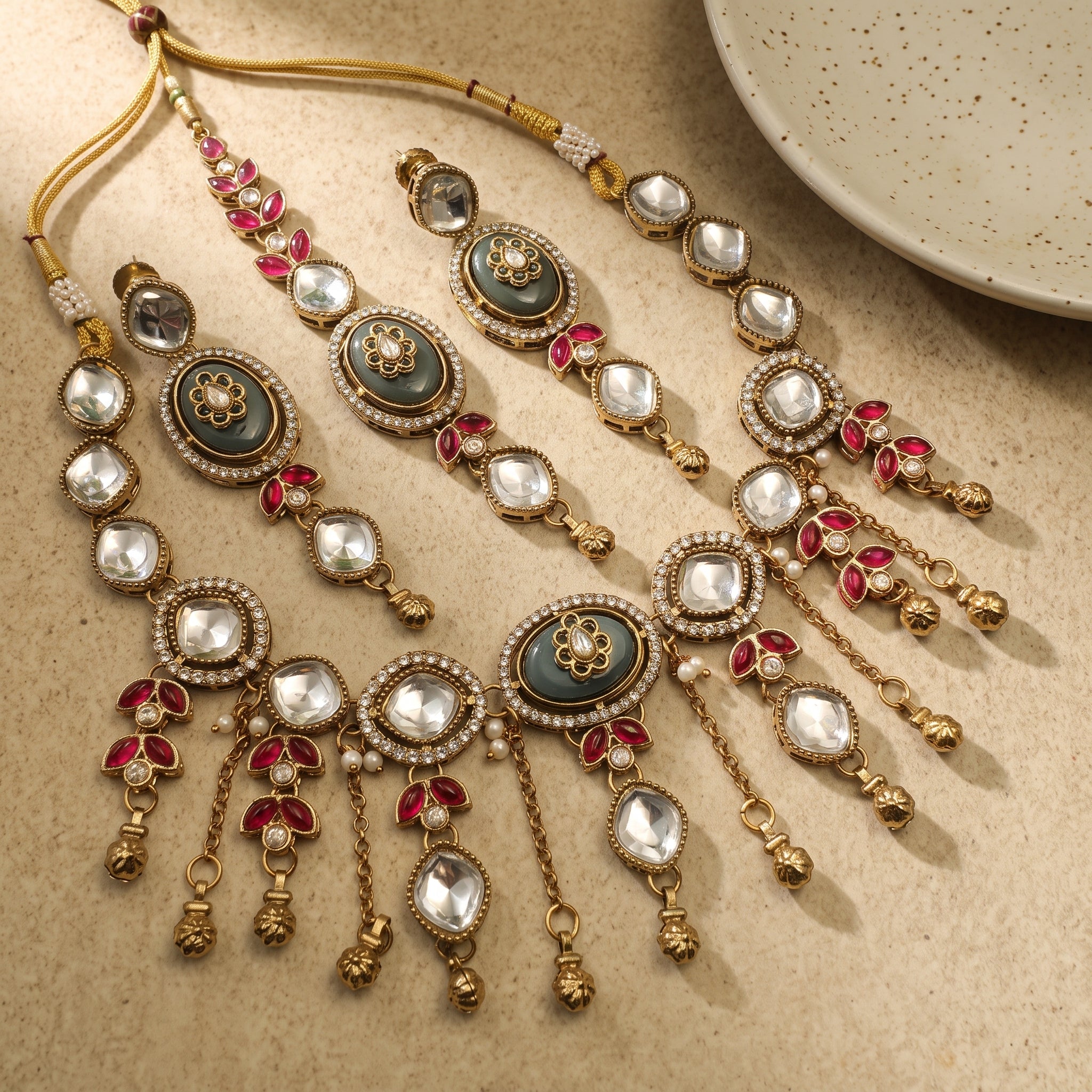 Heirloom Kundan Choker Set