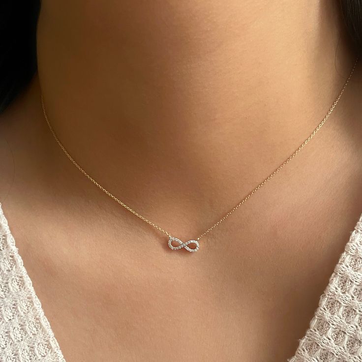 Infinity Line Necklace