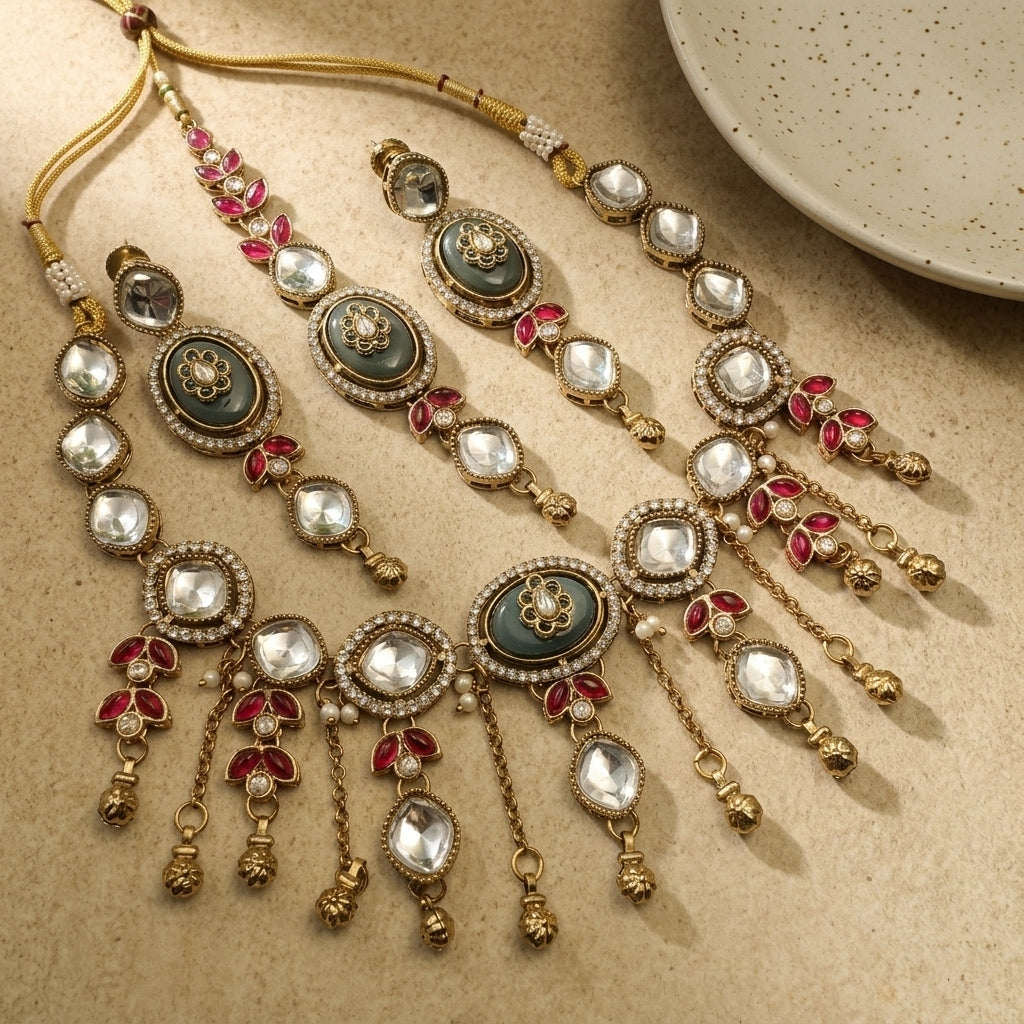 Heirloom Kundan Choker Set