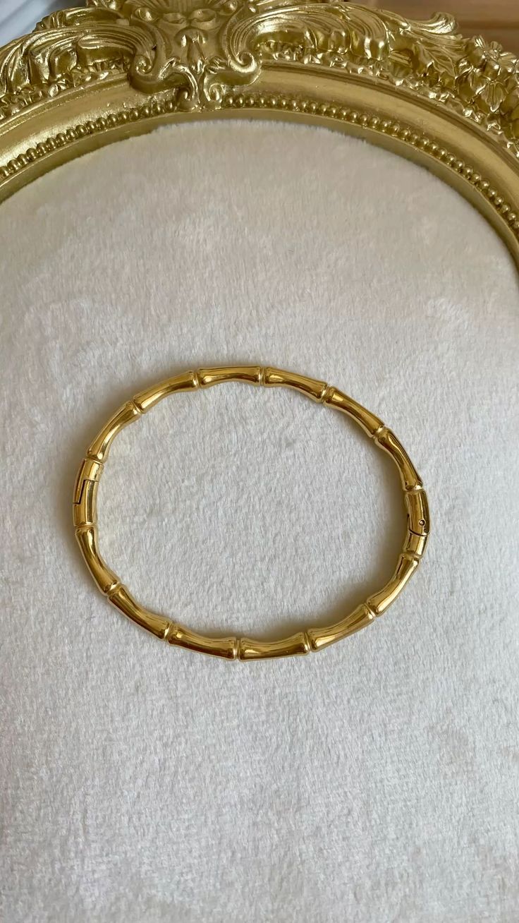 Golden Cane Bangle