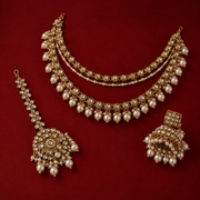 Paro Haar-Earchain & Maang Tikka Set