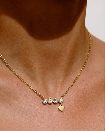 Forever Code Charm Necklace