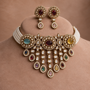 Sabyasachi-Inspired Multicolour Pearl Haar