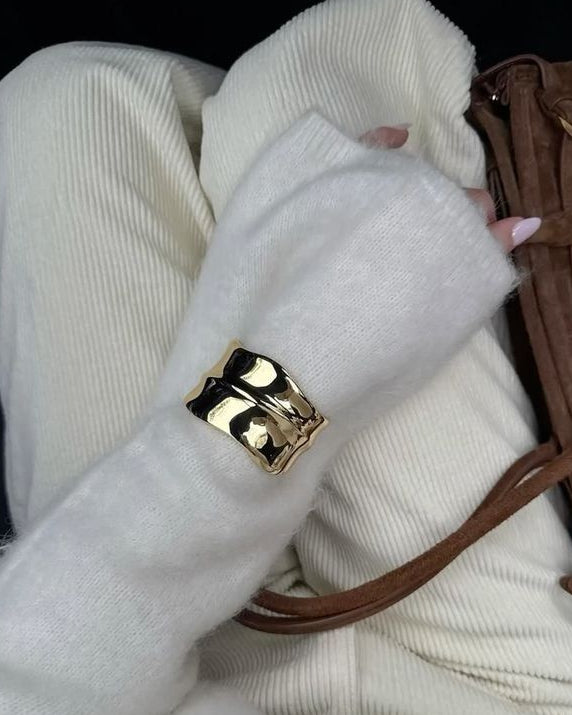 Liquid Gold Statement Cuff (SET OF 2)