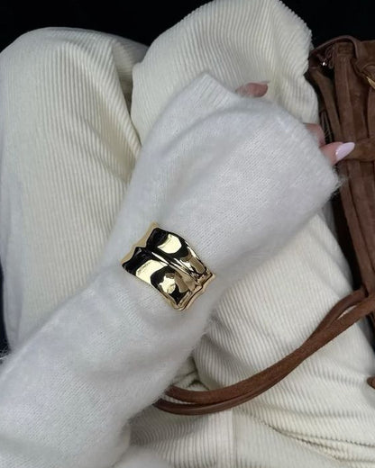 Liquid Gold Statement Cuff (SET OF 2)