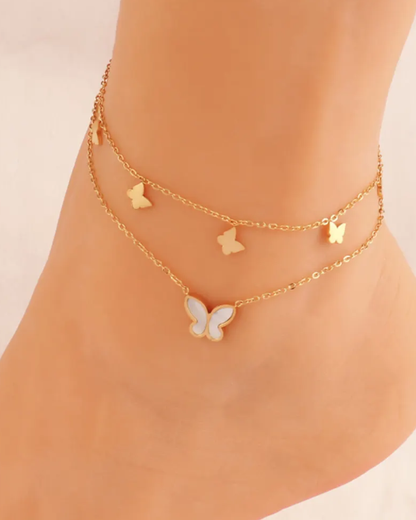 Luminous Wings Double-Layer Bracelet