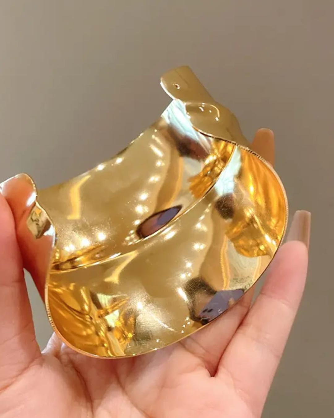 Liquid Gold Statement Cuff (SET OF 2)