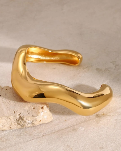 Earth Tone Statement Bangle Stack