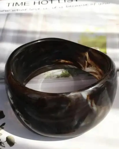 Earth Tone Statement Bangle Stack