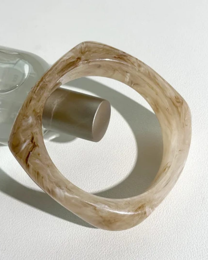 Earth Tone Statement Bangle Stack