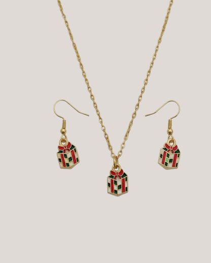 Holiday Gift Charm Jewelry Set