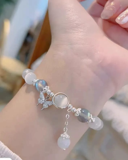 Moonstone Butterfly Bracelet