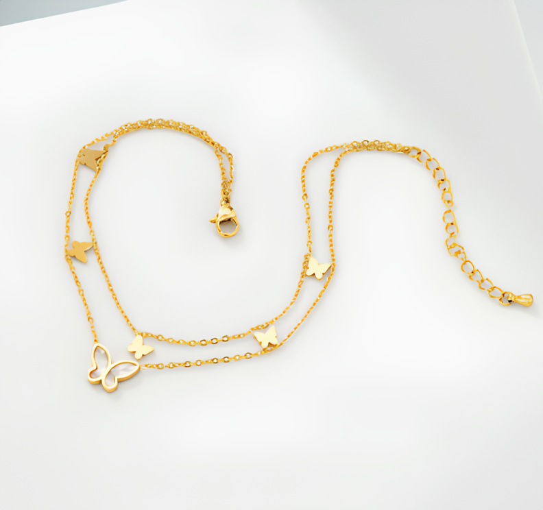 Luminous Wings Double-Layer Bracelet