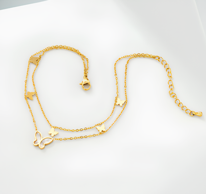 Luminous Wings Double-Layer Bracelet
