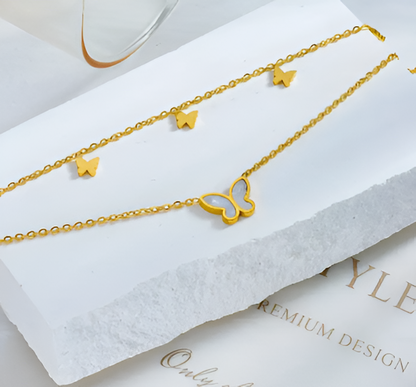 Luminous Wings Double-Layer Bracelet