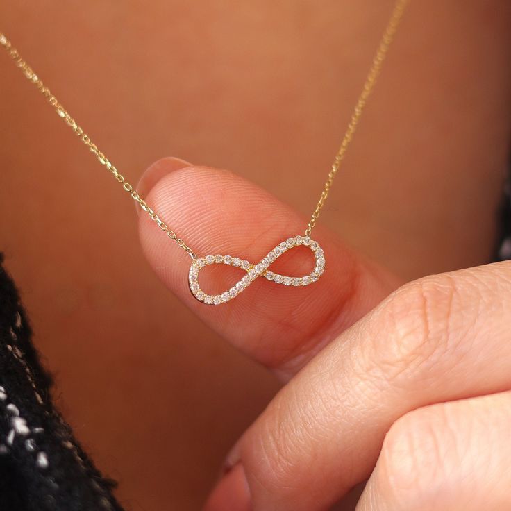Infinity Line Necklace