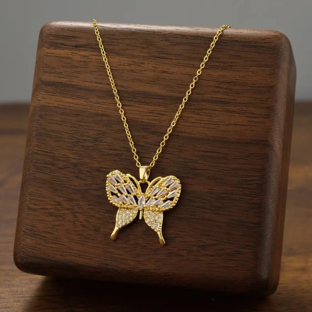 The Crystal Butterfly Necklace