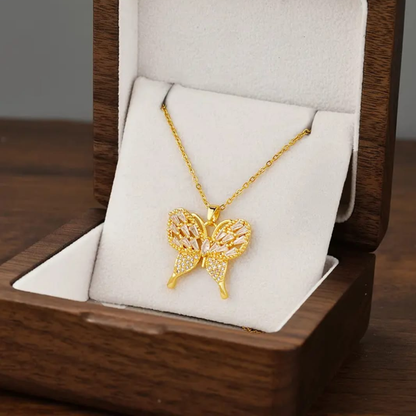 The Crystal Butterfly Necklace