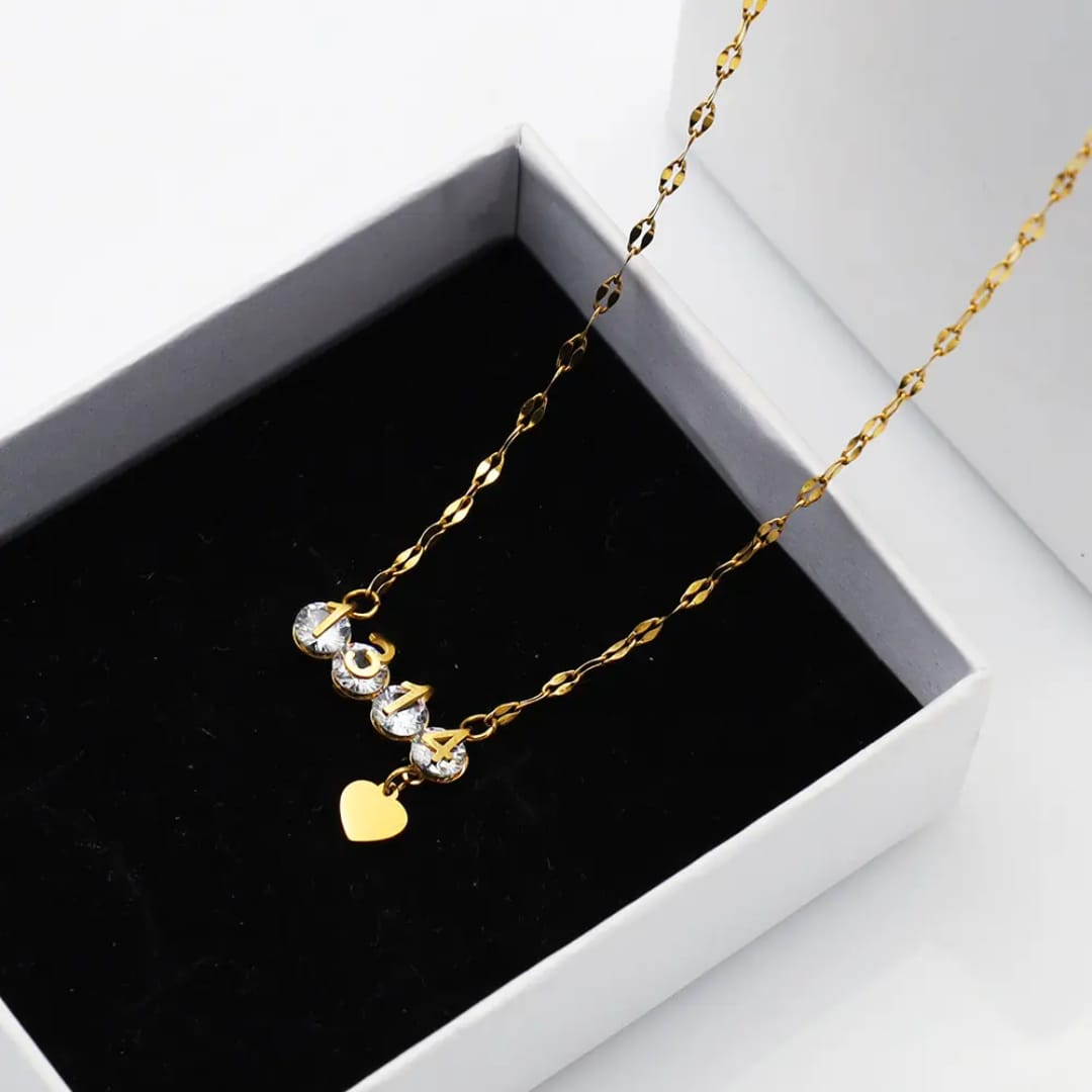 Forever Code Charm Necklace